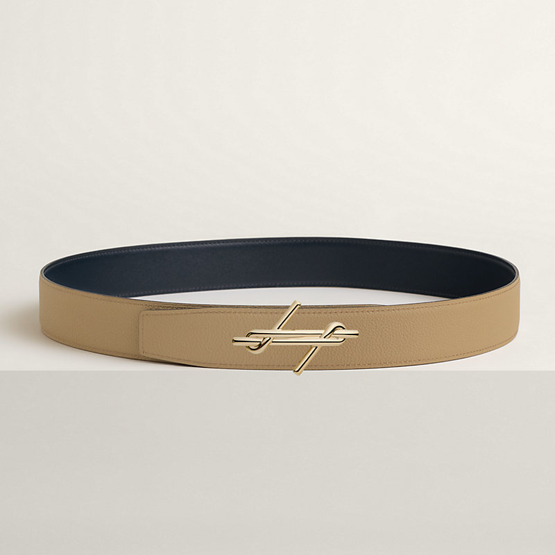 H Noue皮带扣 & 双面皮腰带38毫米