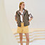 View: Worn, "H" quilted sleeveless jacket