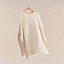 View: Worn, "H" rectangular cape poncho