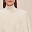 View: Worn, "H" rectangular cape poncho
