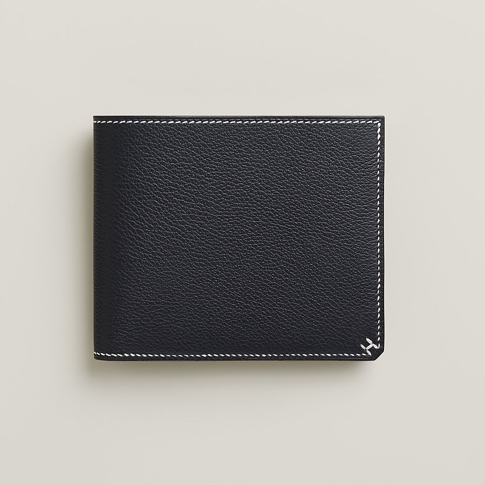 国内発送【ギフトにも最適】HERMES 財布 Sellier Compact verso HERMES】H Sellier Compact verso wallet ブラック (HERMES