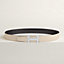 View: , H Striee belt buckle & Reversible leather strap 32 mm