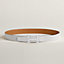View: , H Striee belt buckle & Reversible leather strap 32 mm