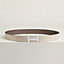 H Striee belt buckle & Reversible leather strap 32 mm, view 2 of 2