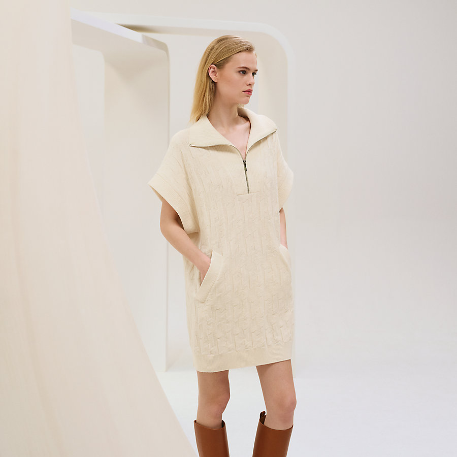 "H" sweatshirt dress