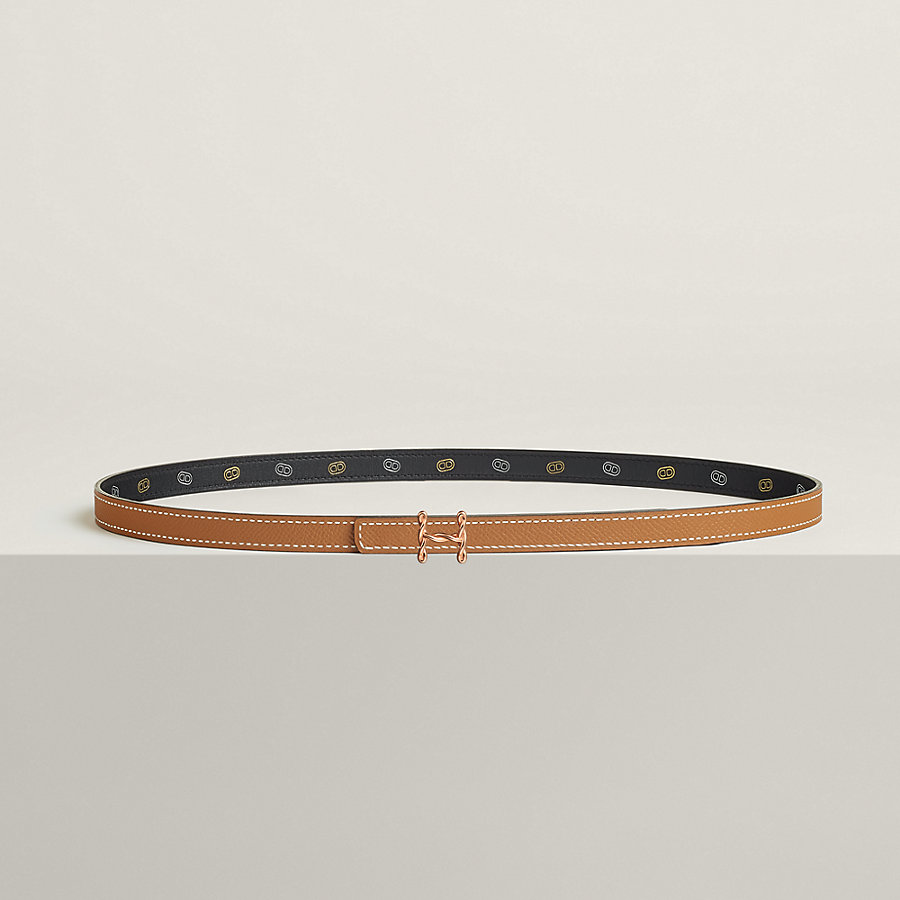 H Torsade belt buckle & Hermès sur Mer reversible leather strap 13 mm