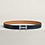 H Touareg belt buckle & Contrast reversible leather strap 32&nbsp;mm, View: , view 2 of 2