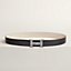 View: , H Touareg belt buckle & Reversible leather strap 32 mm