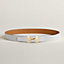View: , H Twist belt buckle & Reversible leather strap 32 mm