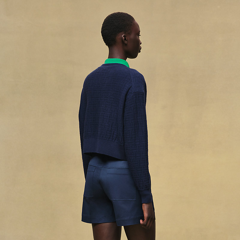 "H Voyage" long-sleeve sweater