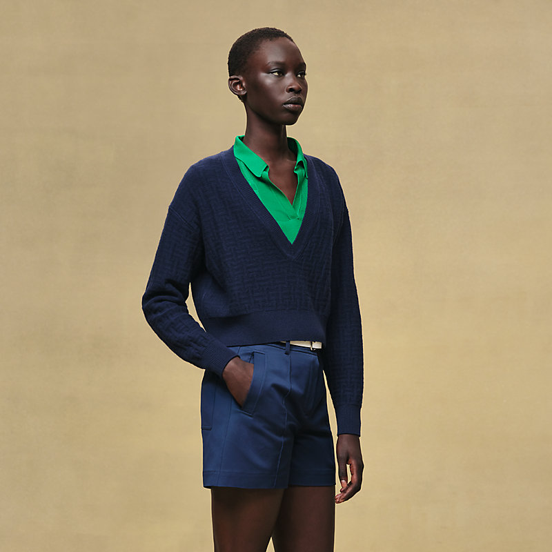 “H Voyage”长袖套头衫