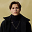 Halphabet necklace, View: Worn, worn, view 2 of 3