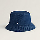 View: front, Harper Velvet bucket hat