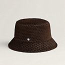 View: front, Harper Velvet bucket hat