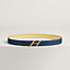 View: , HDN belt buckle & Reversible leather strap 24 mm