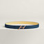 View: , HDN belt buckle & Reversible leather strap 24 mm