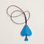 View: front, Heart bell key ring