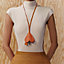 View: Worn, Heart bell key ring