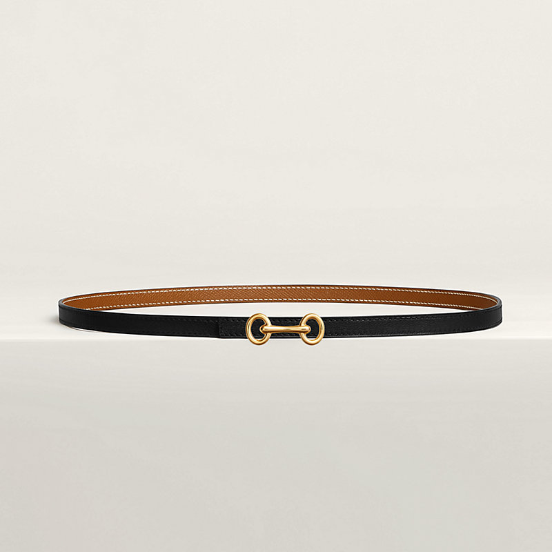 Heritage belt buckle & Reversible leather strap 13 mm