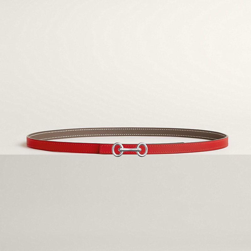 Heritage belt buckle & Reversible leather strap 13 mm