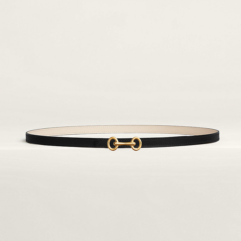 Heritage belt buckle & Reversible leather strap 13 mm