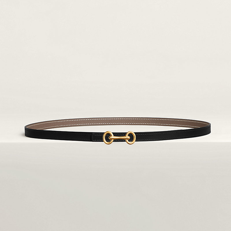 Heritage belt buckle & Reversible leather strap 13 mm