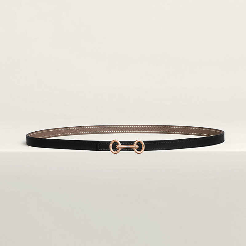 Heritage belt buckle & Reversible leather strap 13 mm