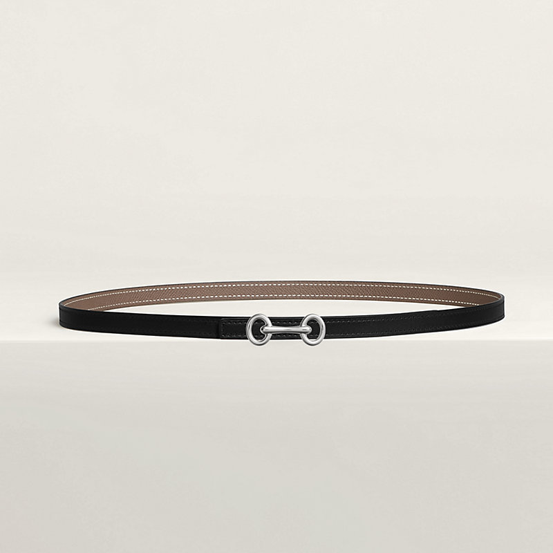 Heritage belt buckle & Reversible leather strap 13 mm