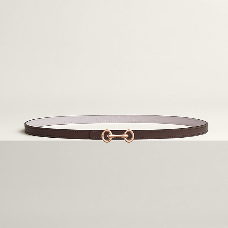 Heritage belt buckle & Reversible leather strap 13 mm