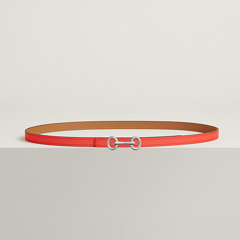 Heritage belt buckle & Reversible leather strap 13 mm