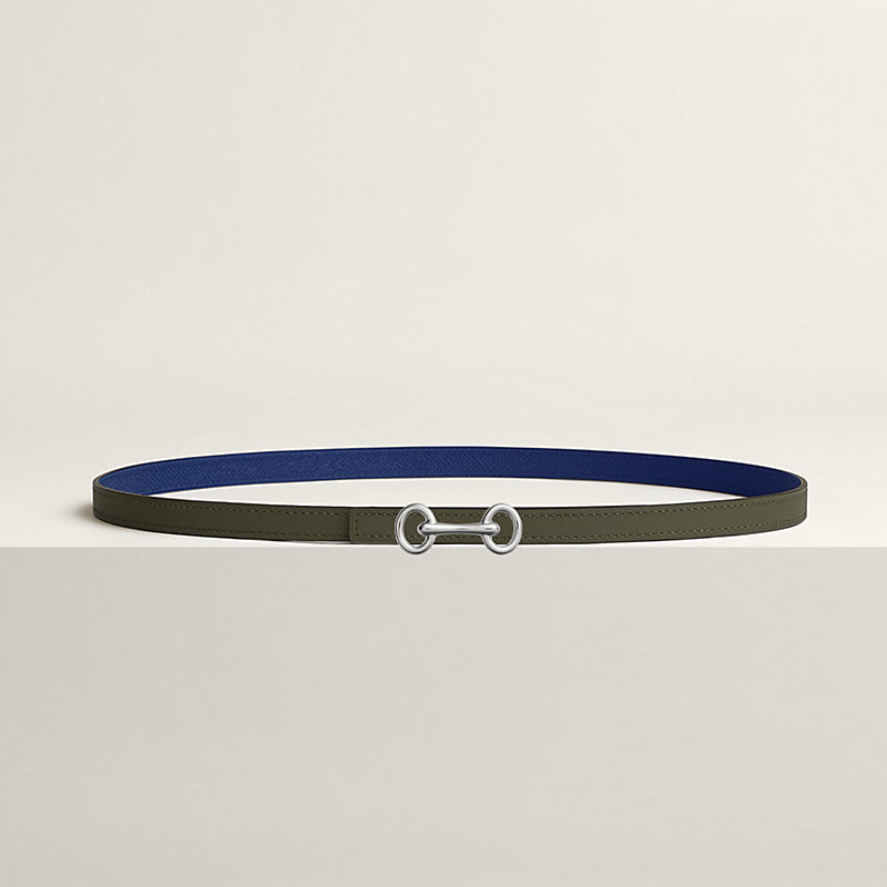 Heritage belt buckle & Reversible leather strap 13 mm