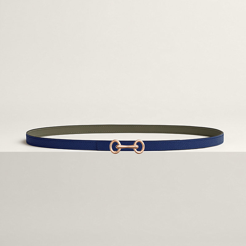 Heritage belt buckle & Reversible leather strap 13 mm