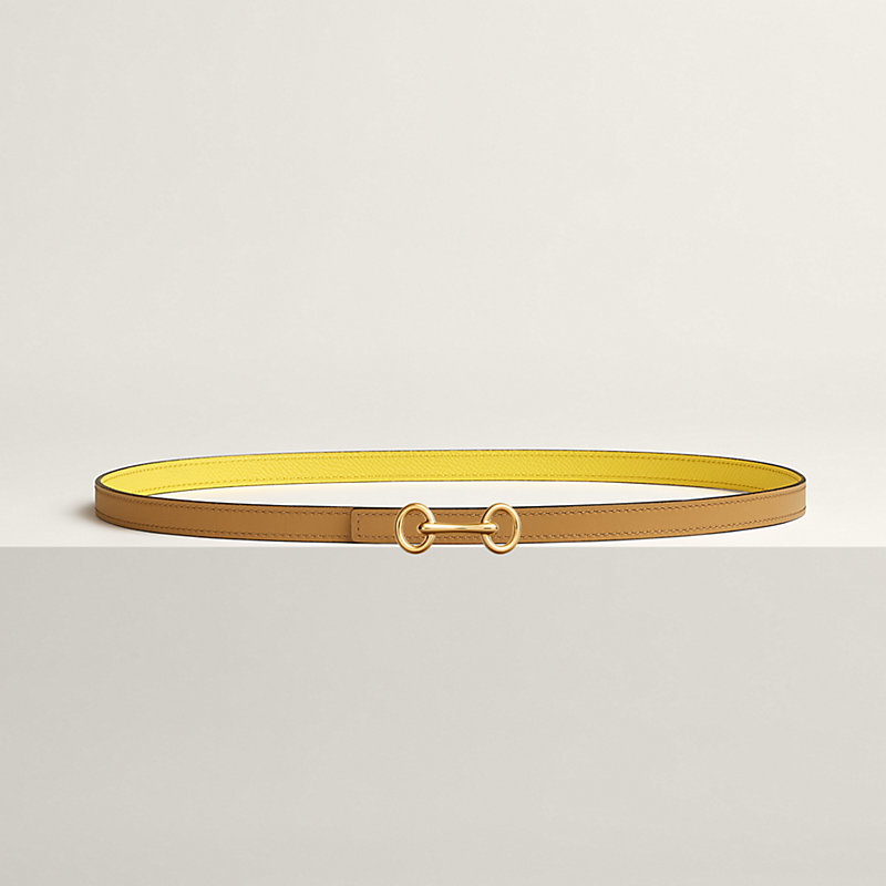 Heritage belt buckle & Reversible leather strap 13 mm