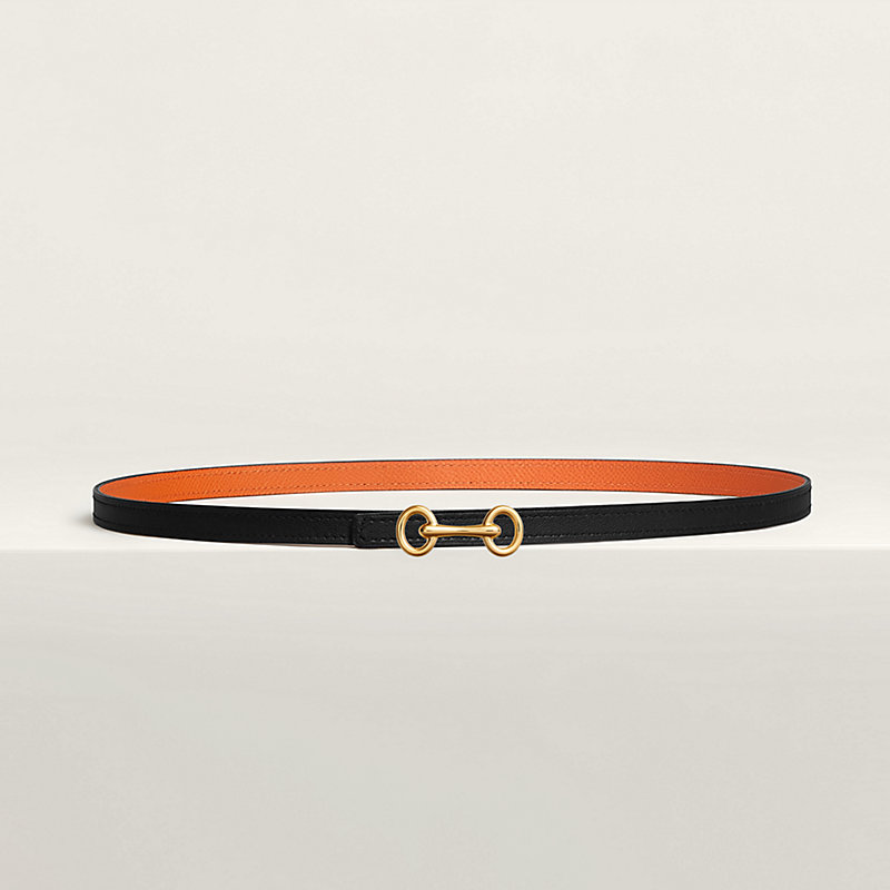 Heritage belt buckle & Reversible leather strap 13 mm