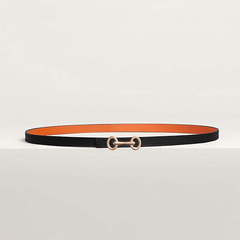 Heritage belt buckle & Reversible leather strap 13 mm