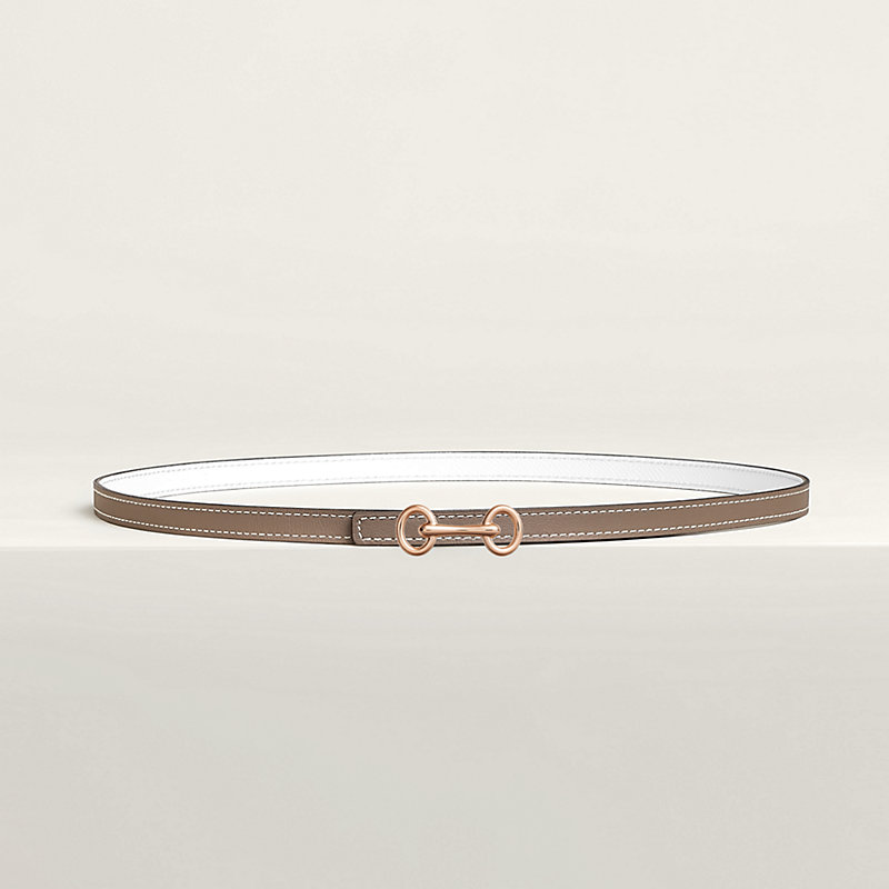 Heritage belt buckle & Reversible leather strap 13 mm