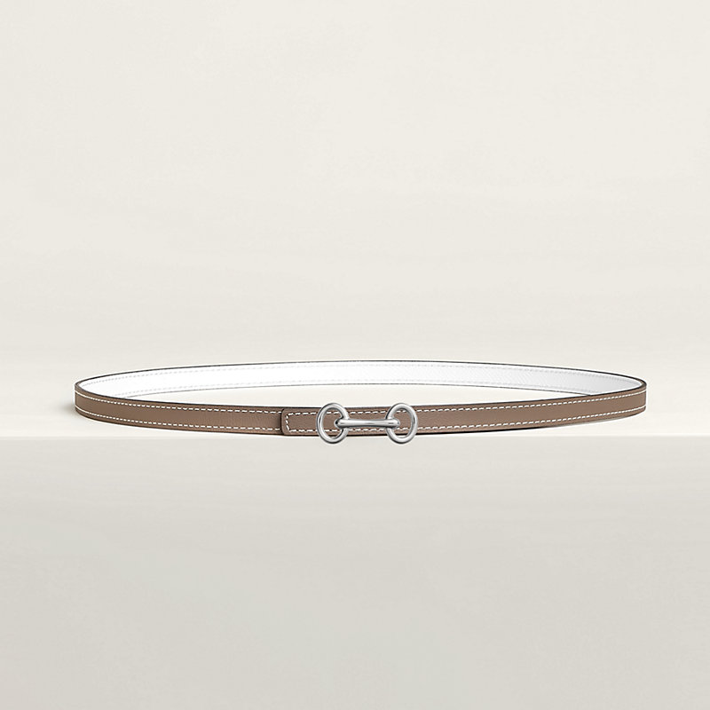 Heritage belt buckle & Reversible leather strap 13 mm
