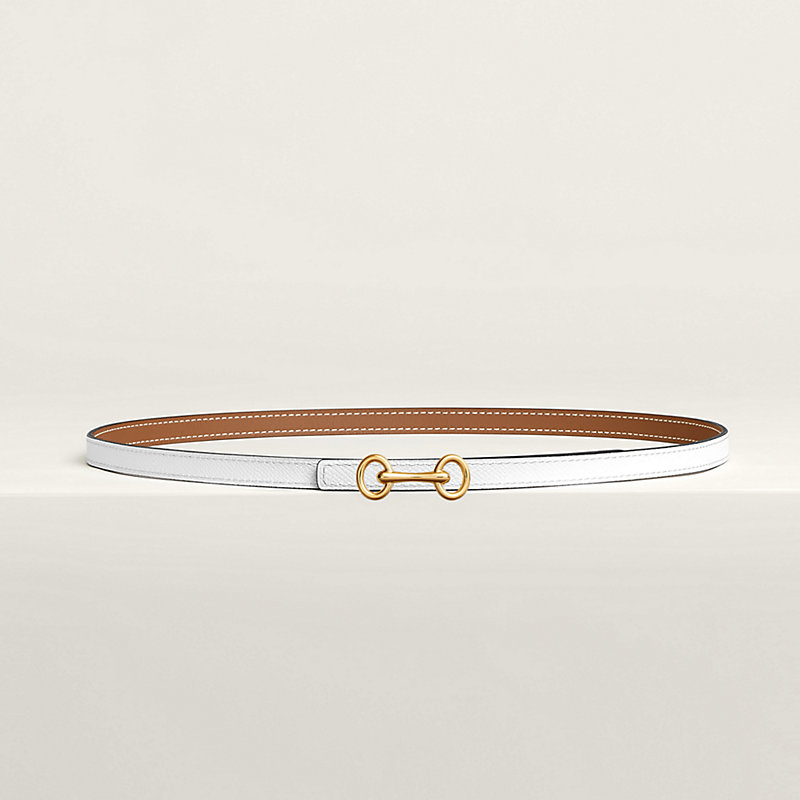 Heritage belt buckle & Reversible leather strap 13 mm