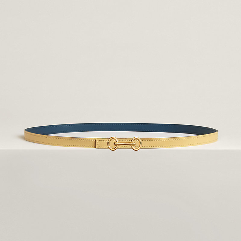 Heritage belt buckle & Reversible leather strap 13 mm