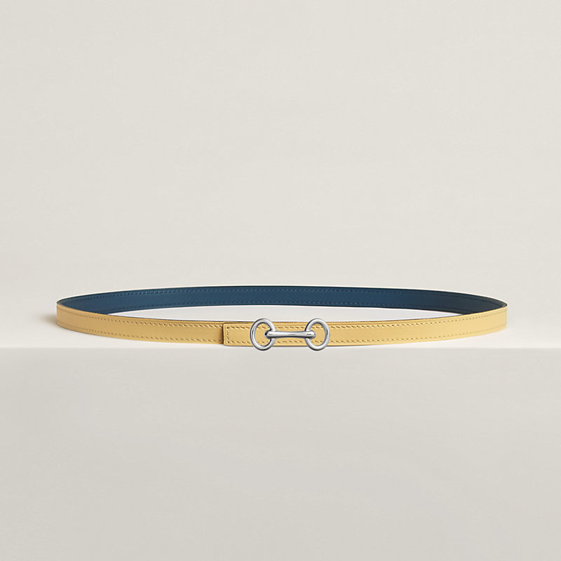 Heritage belt buckle & Reversible leather strap 13 mm