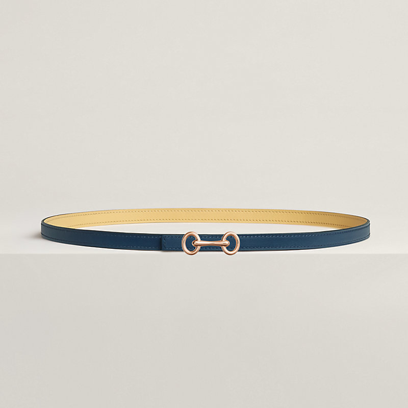 Heritage belt buckle & Reversible leather strap 13 mm