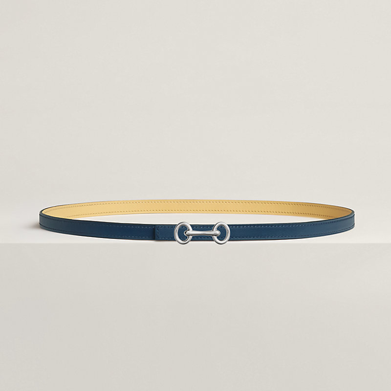 Heritage belt buckle & Reversible leather strap 13 mm