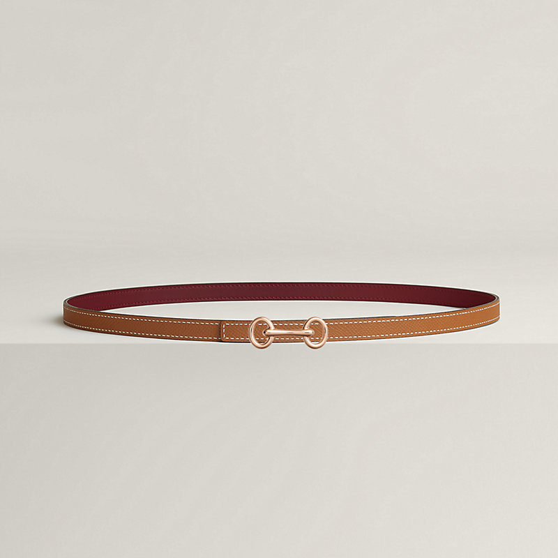 Heritage belt buckle & Reversible leather strap 13&nbsp;mm