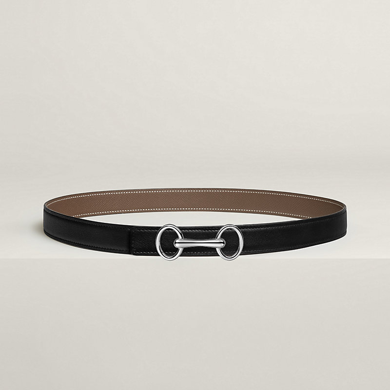 Heritage belt buckle & Reversible leather strap 24 mm
