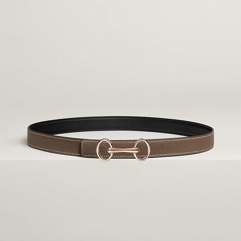 Heritage belt buckle & Reversible leather strap 24 mm