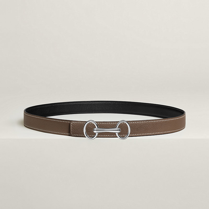 Heritage belt buckle & Reversible leather strap 24 mm