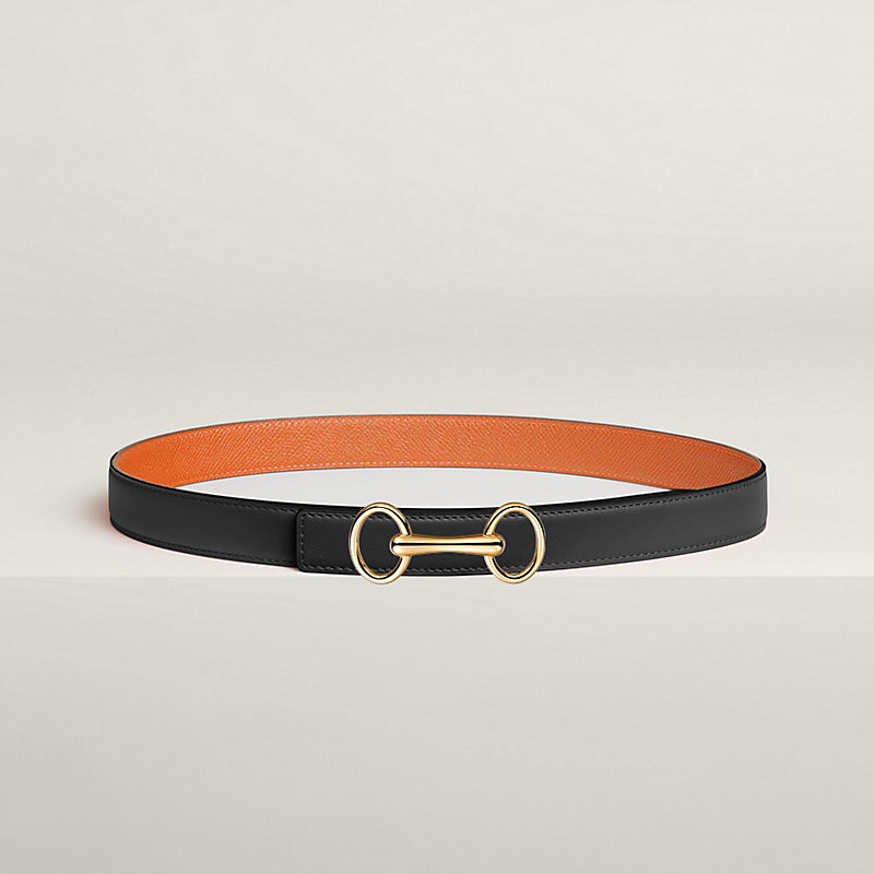 Heritage belt buckle & Reversible leather strap 24 mm
