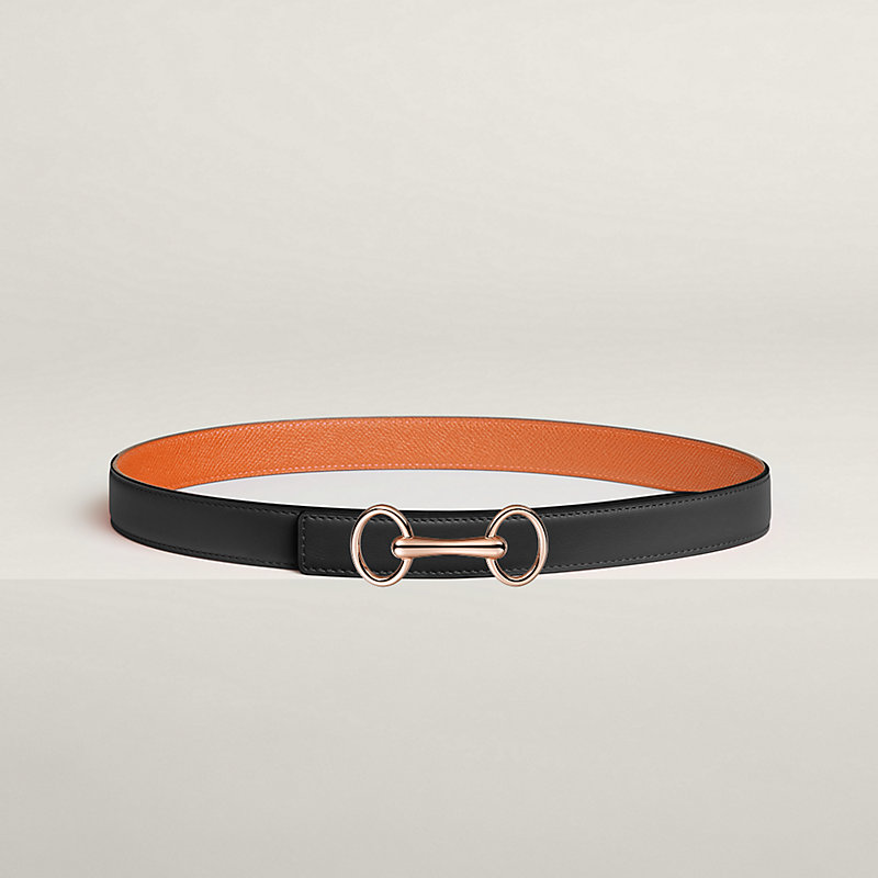 Heritage belt buckle & Reversible leather strap 24 mm