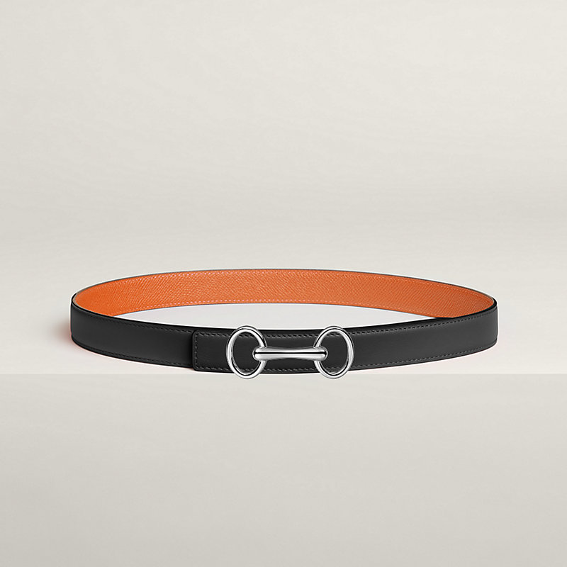 Heritage belt buckle & Reversible leather strap 24 mm