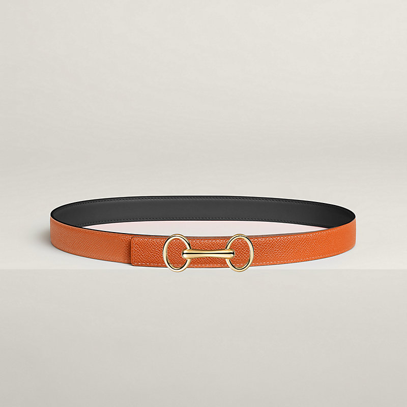 Heritage belt buckle & Reversible leather strap 24 mm
